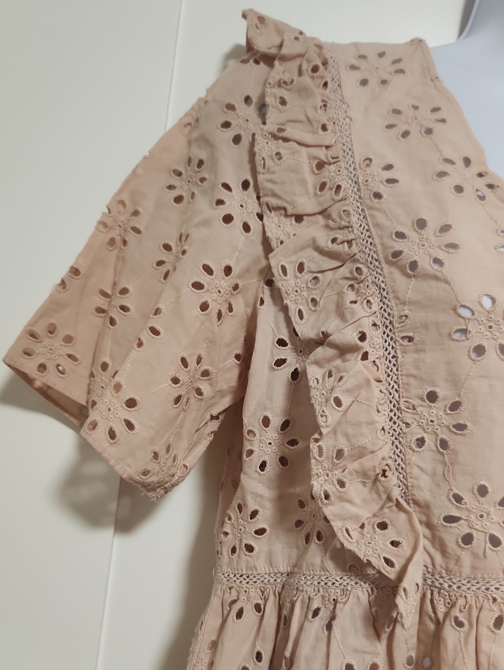 Zara Trf Eyelet Ruffle Top - Picture 3 of 9